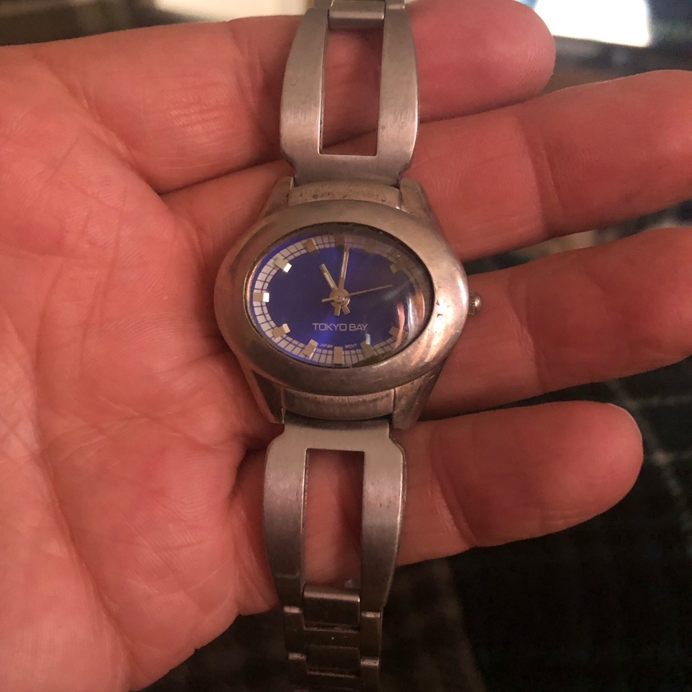 TOKYObay Blue Stainless Steel Watch